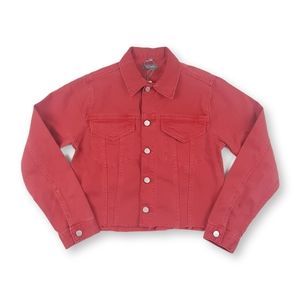 DL1961 Clyde Crop Jean Jacket Chrysanthemum